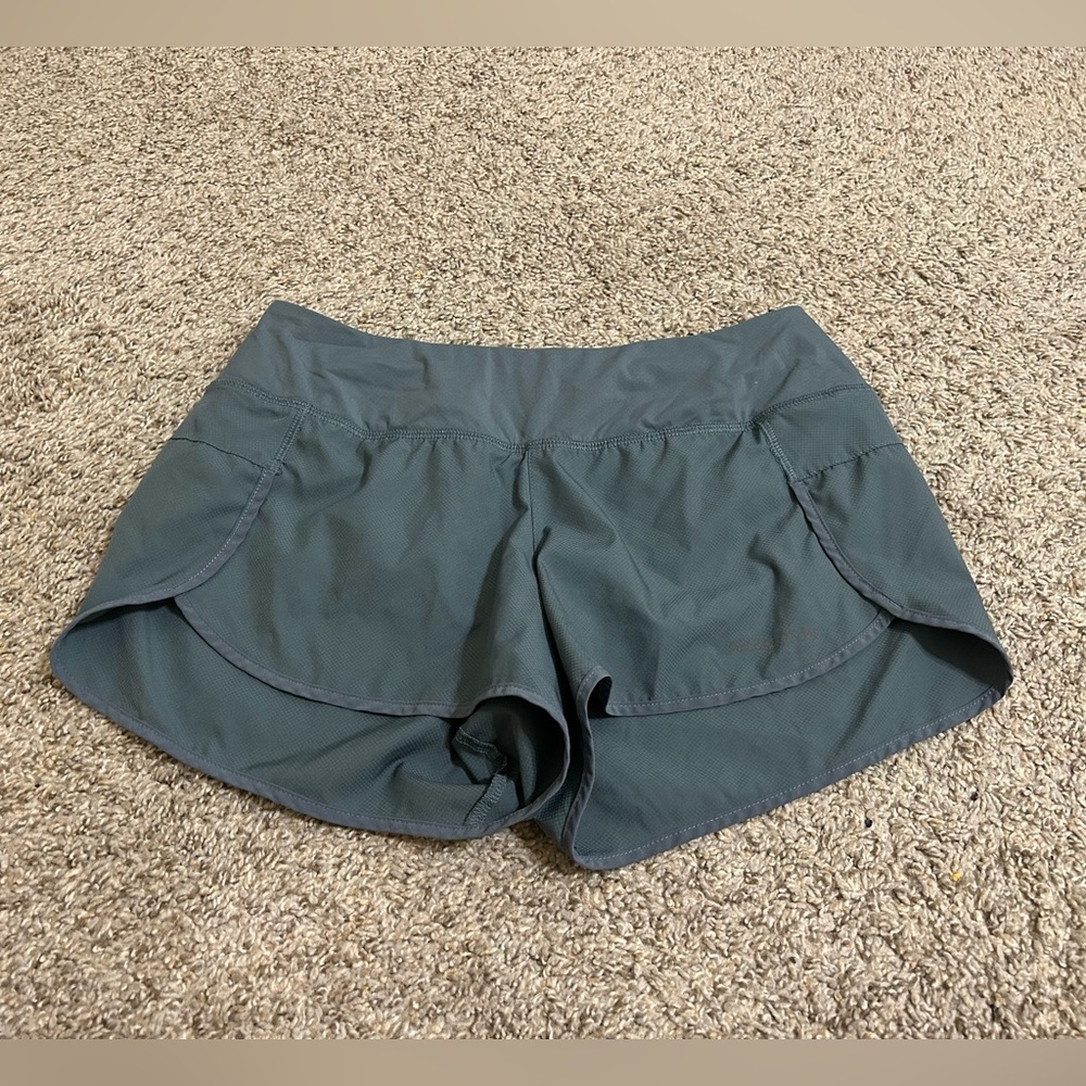 Patagonia Women’s Athletic Shorts Dark Teal Size Small Liner Outdoor Hiking Run